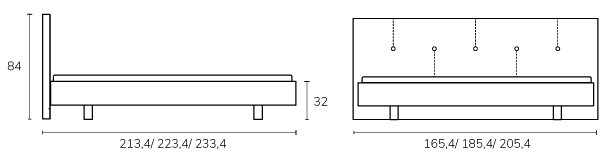 design bed buttons Z afmetingen bed habits